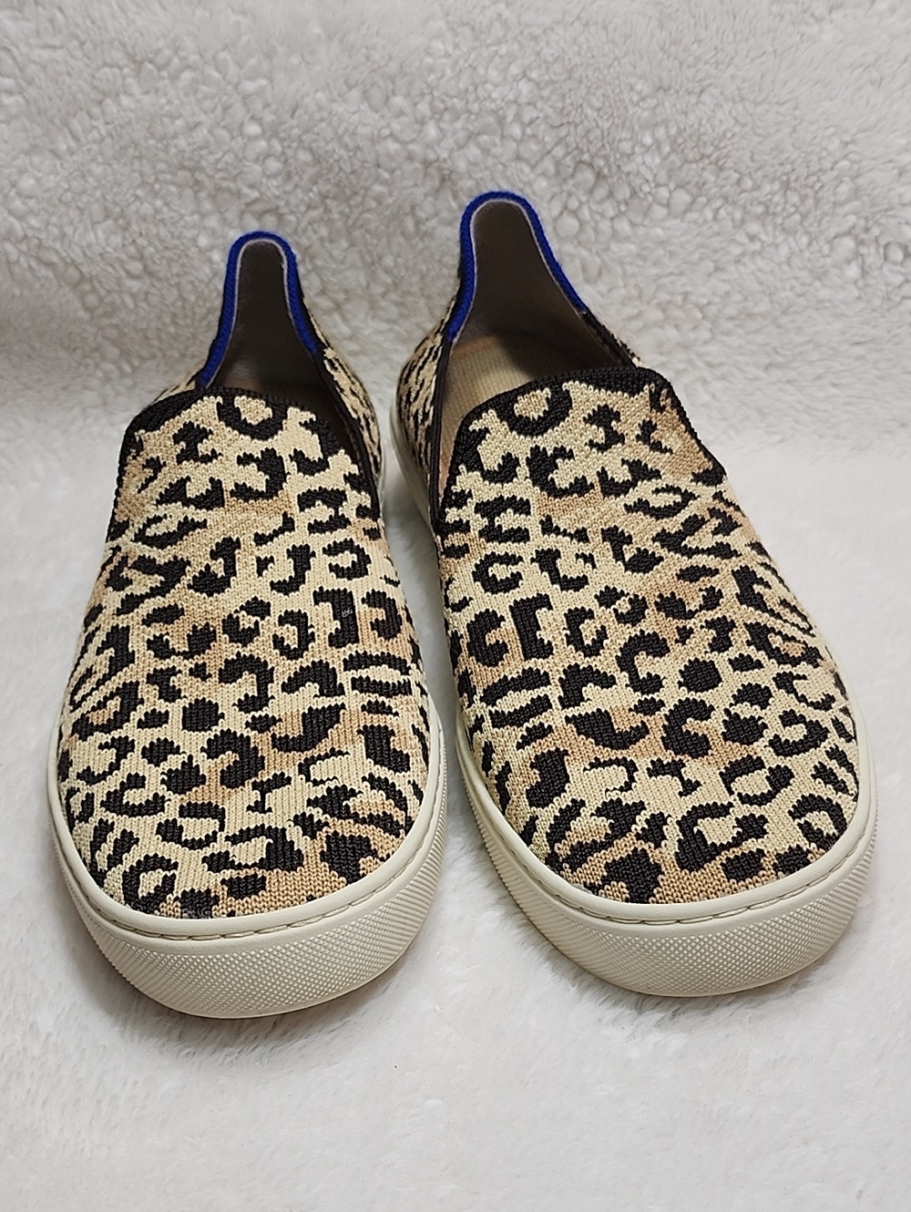 Rothy's The Original Slip On Loafers Washable Animal Print Shoes Sz 10 - Picture 7 of 16